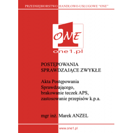 PORADNIK POSTĘPOWANIA SPRAWDZAJĄCE ZWYKŁE